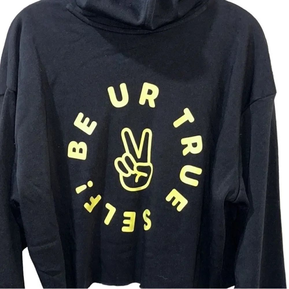 Sugar & Jade X Children’s Place Raw Hem Cropped Hoodie